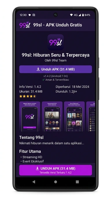 Cara Unduh dan Instal APK 99sl di Android