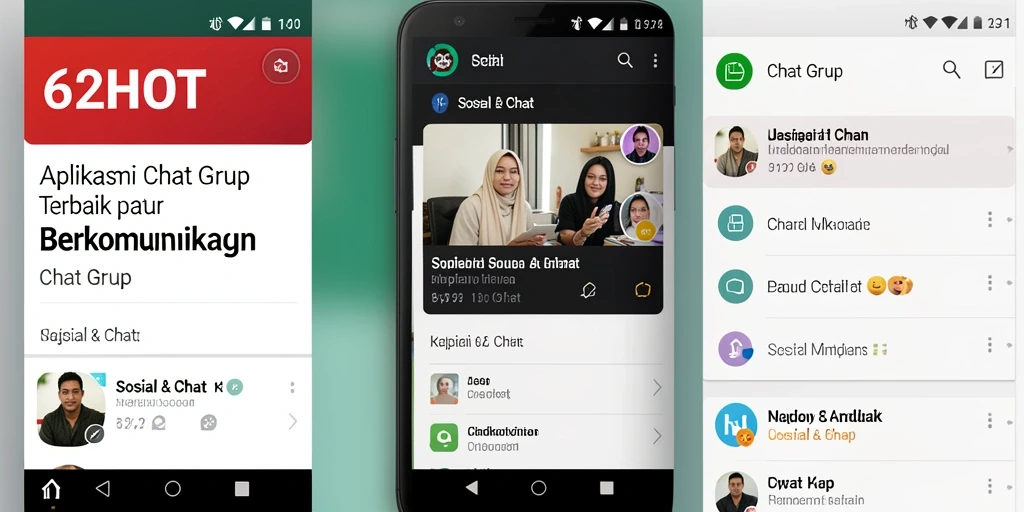 Tampilan antarmuka aplikasi 62HOT yang user-friendly dan intuitif.