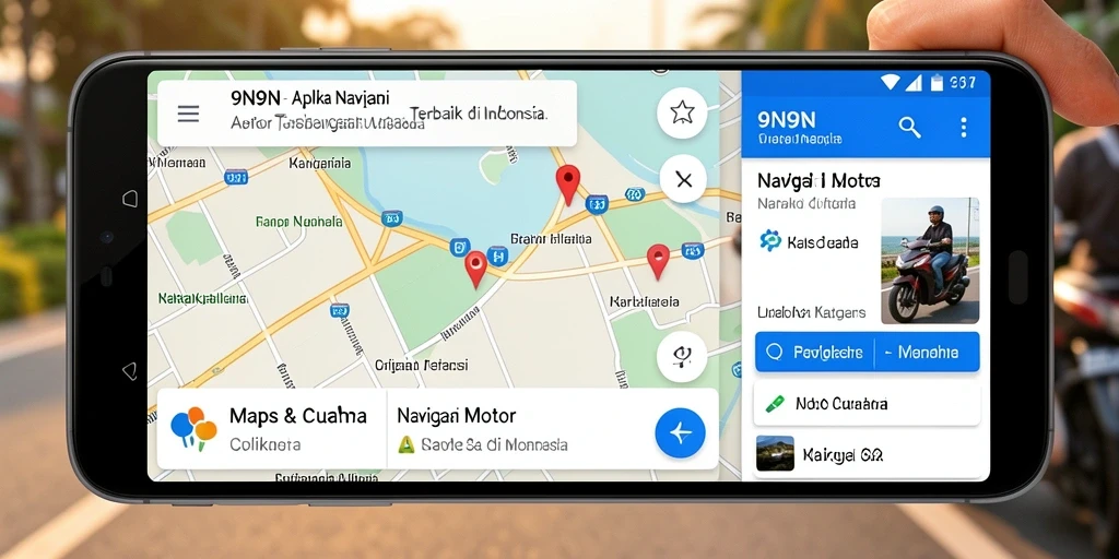 Antarmuka Navigasi Motor yang intuitif dan informatif dari 9N9N.