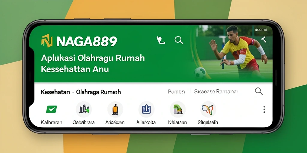 Antarmuka menarik NAGA889 untuk Olahraga Rumah.